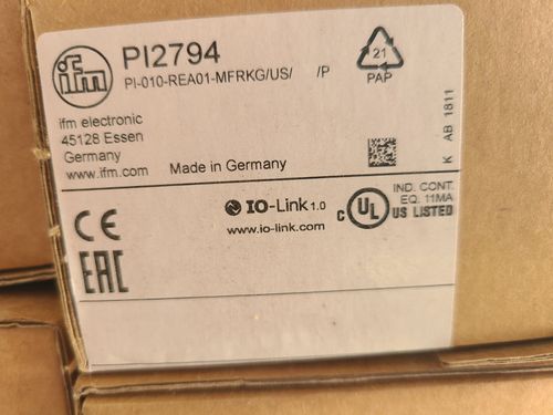 IFM PI2794 Flush Pressure Sensor Brand New In Box — image 6