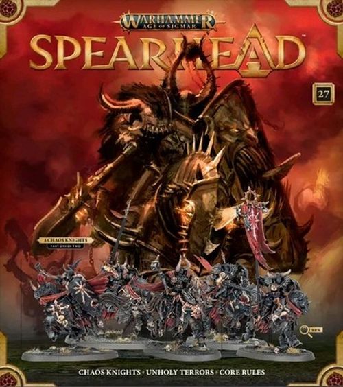 WARHAMMER AGE SIGMAR SPEARHEAD CHAOS KNIGHTS UNHOLY TERRORS SPRUE ONLY ISSUE 27