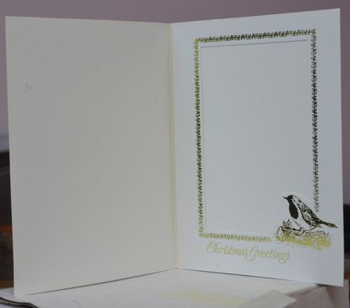 6x4 Christmas Card Photo Mounts ~ Spicer Hallfield ~ Robin — image 2