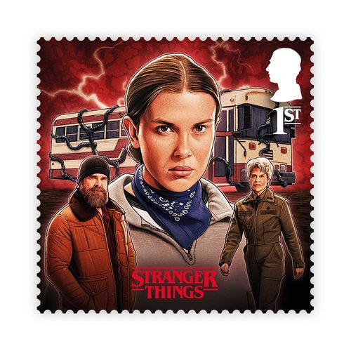 Stranger Things Stamps Collector Sheet from Royal Mail — image 5