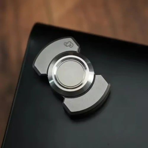Fidget Toy Magnetic Fidget Spinner And Slider Combo With Click Button Metal