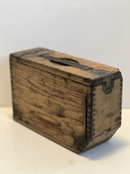 Ww1 US m1917 Browning Machine Gun Ammo Box Wooden