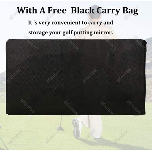 Golf Putting Alignment Mirror Practice Swing Training Aid Trainer Eye Line Tool — image 3