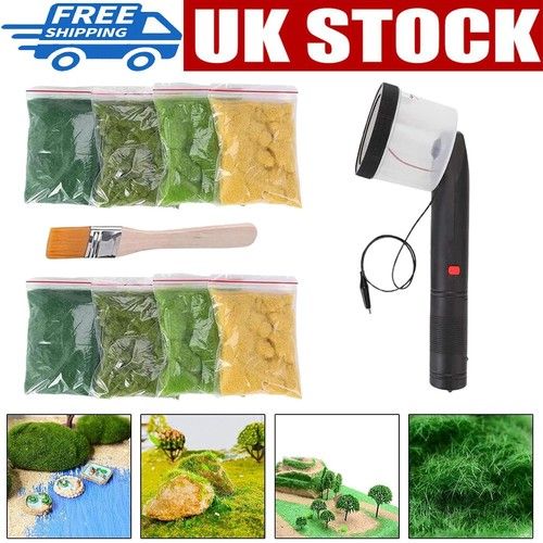 Static Grass Applicator Kit DIY Electrostatic Flock Landscaping Flocking Machine