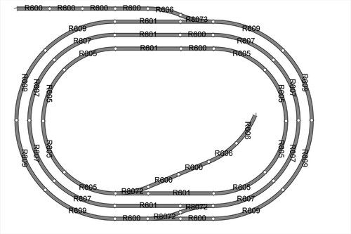 Hornby / Peco 00 Job Lot Nickel Silver Track Layout Triple Oval, sleeper defects