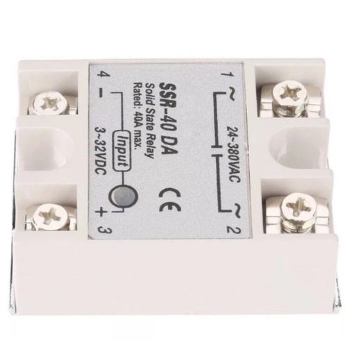Solid State Relay SSR-40DA 3-32VDC 40A Output 24-380VAC Module Contactor Control — image 5