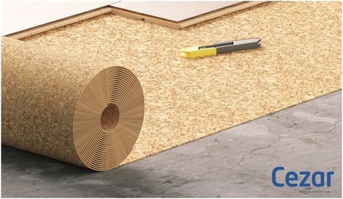 UNDERLAY CORK SHEET ROLL THICKNESS 2mm - 1M x 10M x 2mm ( 10 m2) — image 1