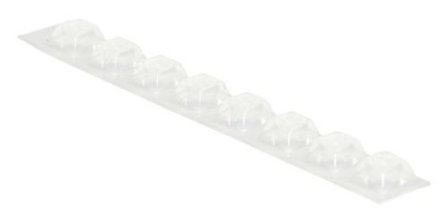 ISOLATION PADS Clear RUBBER FEET for Bookshelf Studio Monitor Speakers Set of 12