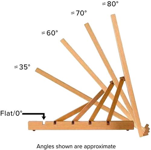 Adjustable Wooden Artist Workstation A3 Drawing Board Easel Art Craft Table Desk — image 4