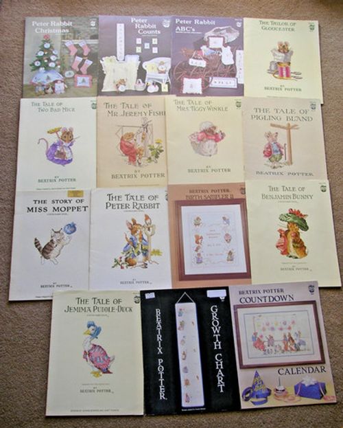 BEATRIX POTTER CROSS STITCH CHARTS PICK & MIX