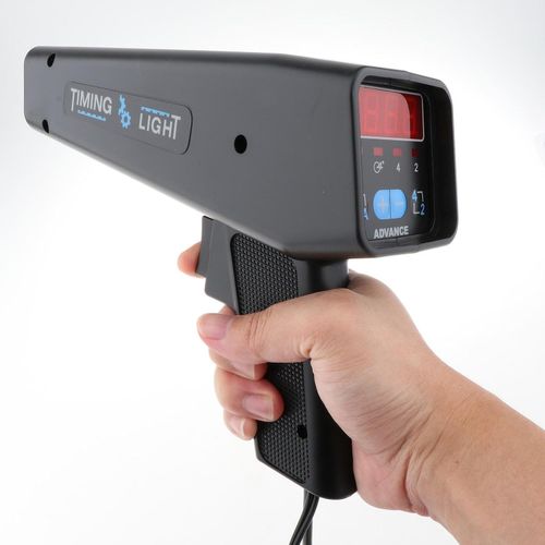 12V Engine Ignition Timing Light with Digital Advance and Rev Counter in Black — image 6