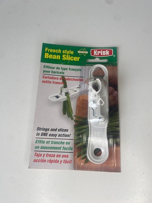 Runner Bean Slicer KRISK strings slices top tails Kitchen gadget Green Bean — image 2