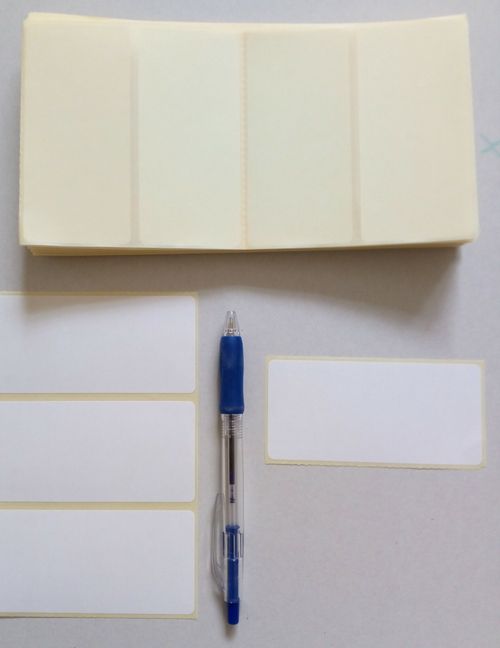 Blank White Self Adhesive Sticky Address Printer Labels 100X50mm Plain stickers — image 3