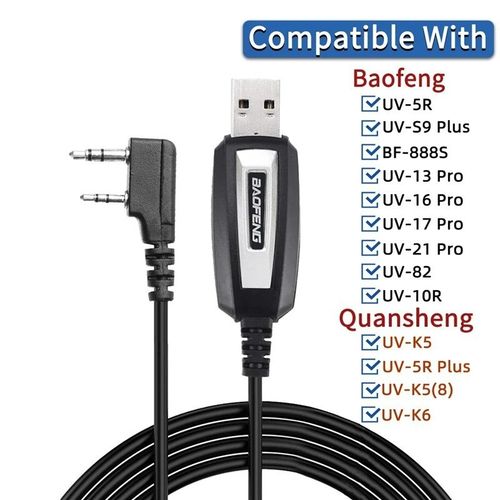 USB PROGRAMMING CABLE FOR BAOFENG UV-5R RADIO - CHIRP COMPATIBLE - UK STOCK — image 4