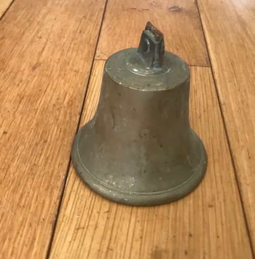 Antique Small Bronze / Brass  Bell  Vintage  Good Clear Ring Tone (GD4)