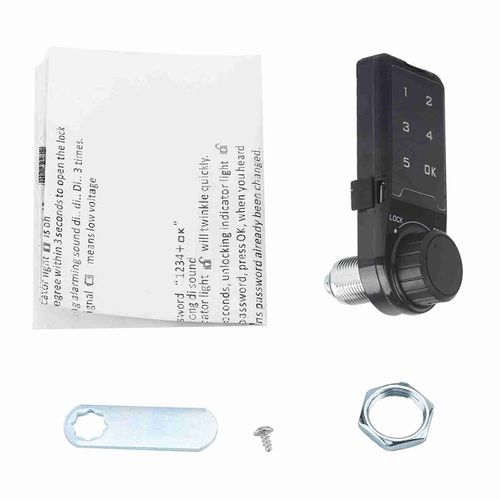 Touch Keypad Password  Key Access Lock Digital Electronic Security Cabinet Coded — image 3
