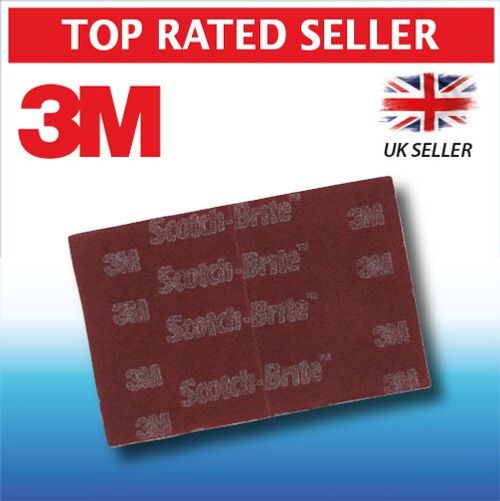 3M Scotch-Brite Abrasive Hand Pads 158 x 228mm, Very Fine & Ultra Fine grade