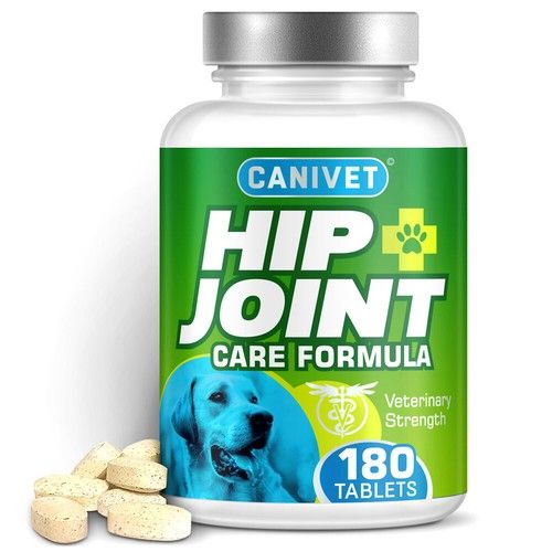 CANIVET | Essential Hip and Joint Supplement for Stiff Dogs | 180 Tablets