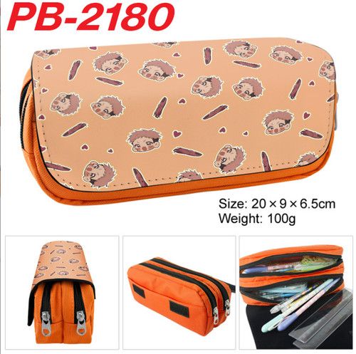 Anime Satoru Gojo Pencil Case Student Stationery Bag Pen Bag Carton MakeUp Pouch