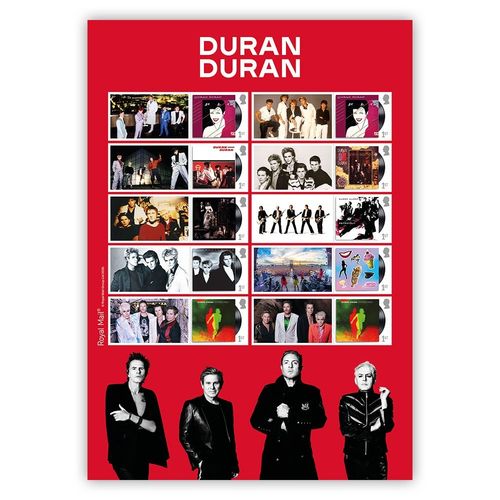 Duran Duran Stamps Collectors Sheet from Royal Mail — image 1