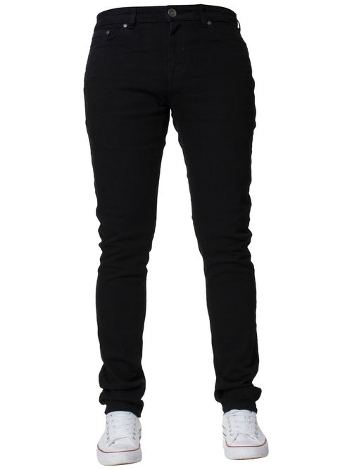 Kruze Mens Jeans Skinny Stretch Slim Fit Flex Denim Trouser Pants UK Waist Sizes — image 3