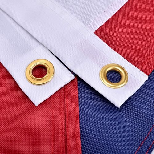 American Flag 5x8 ft Outdoor US Flag UV Protected Embroidered Stars Sewn Stripes — image 5