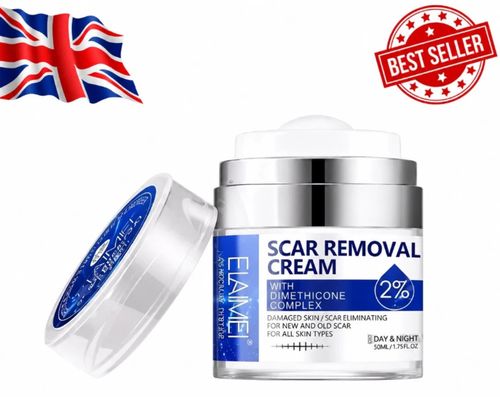 Scar Removal Cream 50ml 2% Dimethicone for Acne Scar Stretch Marks & skin repair — image 1