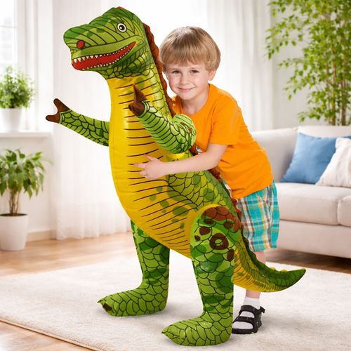 Big Inflatable T-Rex Dinosaur 76cm Godzilla Jurassic Park Toy Blow Up Party Prop — image 3