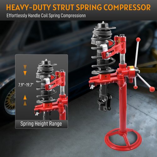 1T Strut Spring Compressor Heavy Duty Coil Spring Press Auto Tool Hand Operate — image 4