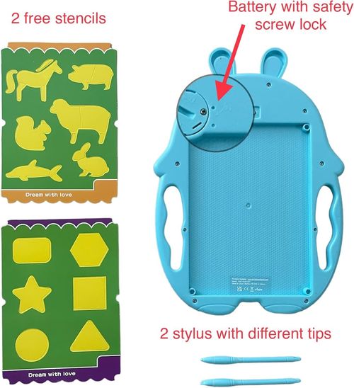 Portable Gadgets LCD Writing Pad. 8.5" Scribble Doodle Board Fun Rabbit Age 3+ — image 10