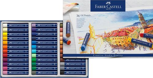 Faber-Castell 36 Creative Studio Oil Pastels Set Vibrant Art Drawing Crayons — image 2