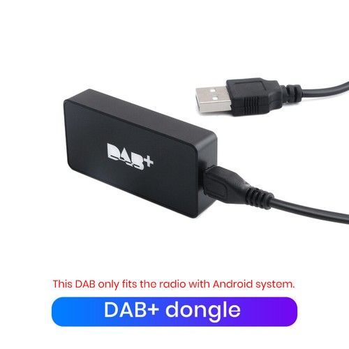 For Android Car Stereo Accessories Rear View Camera Fiber Optics Adapter DAB+