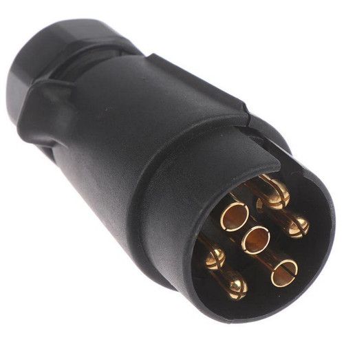 7 Pin Towing Electrics Plug Socket 12N Type Caravan Trailer Lights Connector 12V