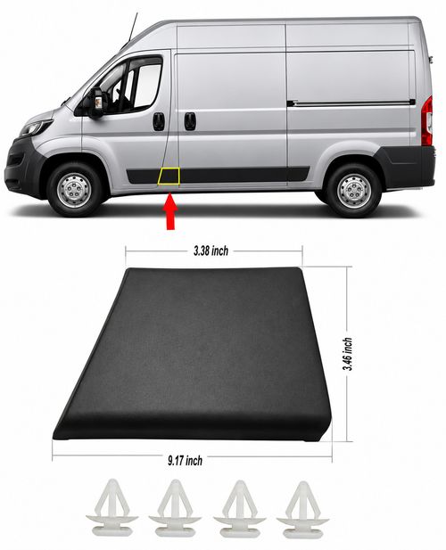 For Peugeot Boxer 2006-2024 Left Side Front Pillar Trim Panel Plastic Moulding — image 1