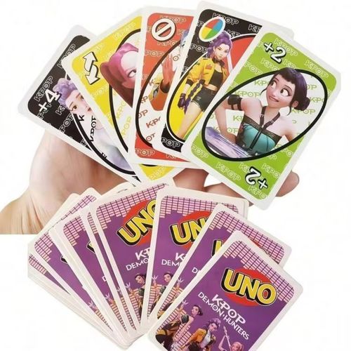 K-Pop Demon Hunters UNO Card Game Family Games, Kids Party UK Stock |💥Fast Post — image 3