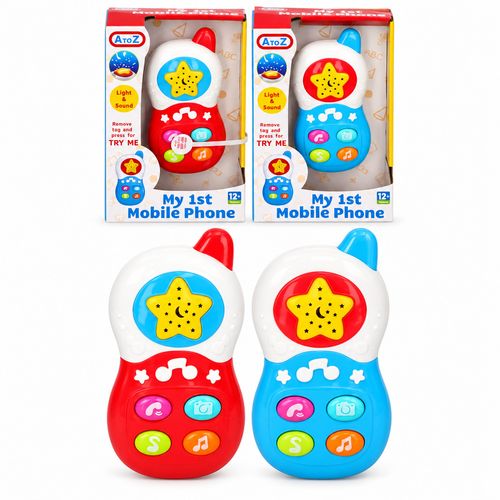 Toy Mobile Phone Lights and Sound Baby Toddler A to Z My 1st Ages 12 Months Plus — image 4