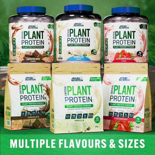 Vegan Protein Powder Critical Plant Based Soy Pea Brown Rice BCAA 60 Servings — image 6
