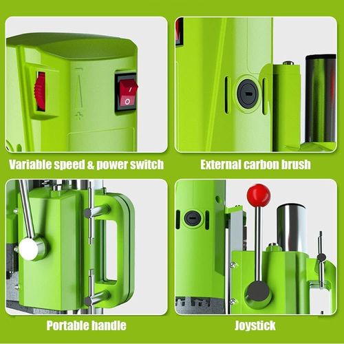 710W Rotary Pillar Drill 5 Speed Press Drilling Bench Press Tool Stand Workbench — image 11
