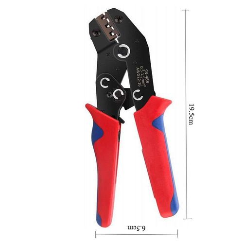 SN-48B Ratchet Crimping Plier Crimper Tool 0.5-1.5mm² AWG22-16 for Terminal Kit — image 5