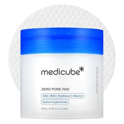 Medicube Zero Pore Pad 70 Pads AHA BHA Exfoliating Toner Korean Blackheads 155g