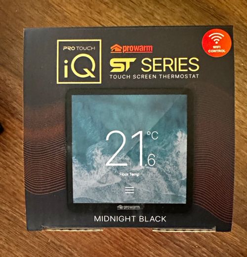 PROWARM P30 TOUCH Touch Screen Wi‑Fi Thermostat Digital Display Black