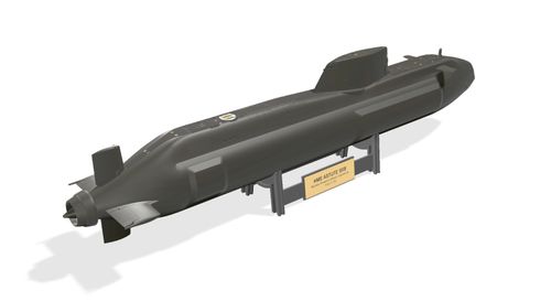 HMS Astute S119 - Submarine self assembly model kit scale 1:150 646 mm / 25.4'' — image 3