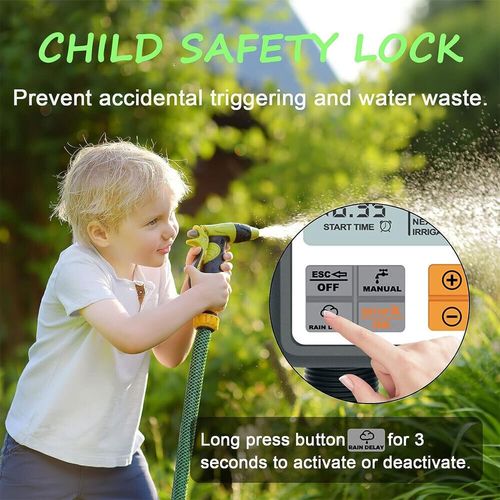Water Timer Automatic Irrigation watering System Programmable Garden Sprinkler — image 8