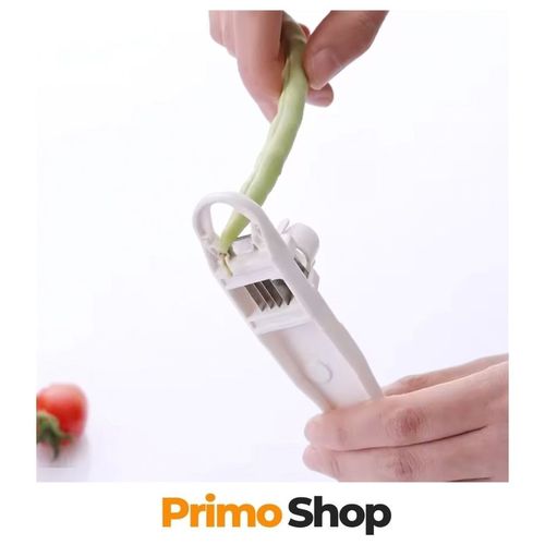 New Runner Green Bean Slicer Cutter Stringer Remover Peeler Kitchen Tool — image 2