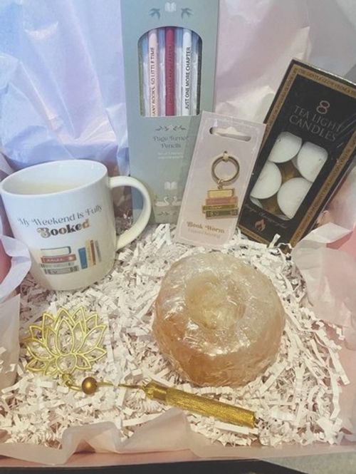 Book Lover Birthday Hamper, Bookworm Gift Box