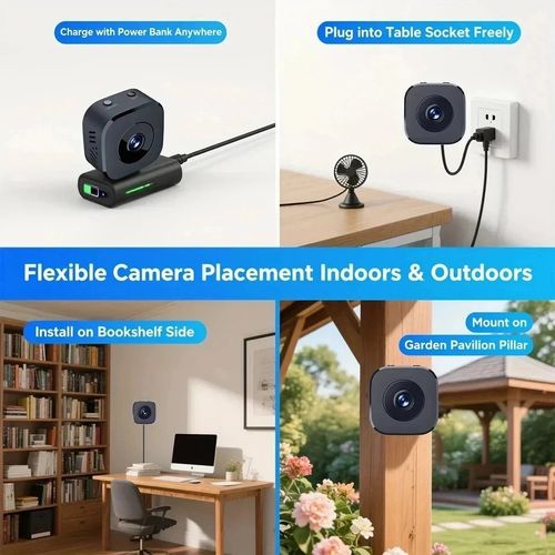 Wireless Security Camera Indoor Outdoor Home Wifi Night Vision Camera HD 4K — image 5
