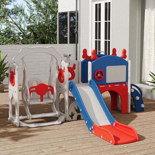 Kids Slide Swing & Climber Set Toddler Baby In/Outdoor Playground Playset Toys — image 3