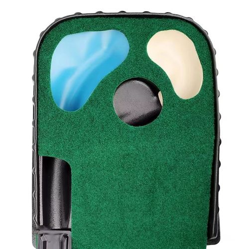 Golf Putting Mat with Auto Ball Return 220x33cm Indoor Practice Training Aid UK — image 8