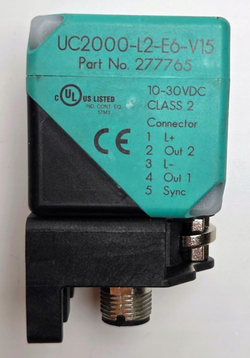 Pepperl+Fuchs UC2000-L2-E6-V15 Ultrasonic Distance Sensor 277765 — image 2