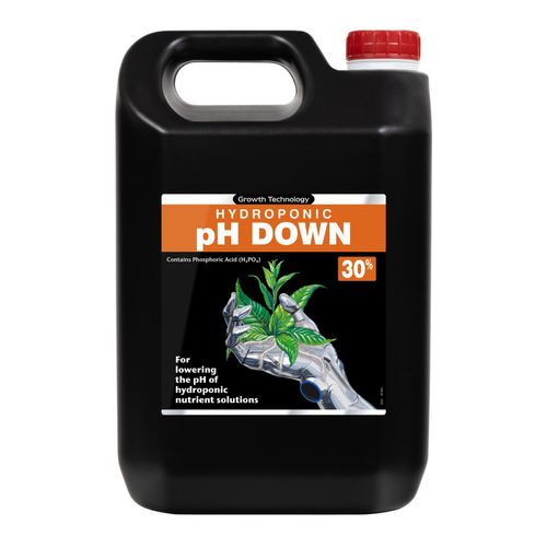 Growth Technology pH Up & Down Water Control Solution Hydroponics 250 1Ltr 5Ltr. — image 3